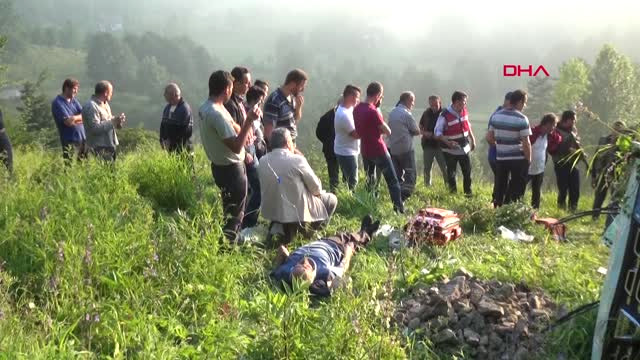 Trabzon’da Yayla Dönüşü Kaza: 1 Ölü 3 Yaralı Hd
