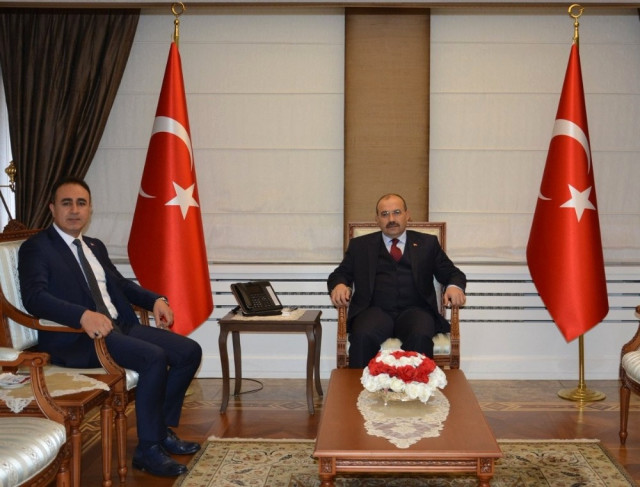 Trabzon Cumhuriyet Başsavcısı Tuncel’den Trabzon Valisi Ustaoğlu’na Hayırlı Olsun Ziyareti