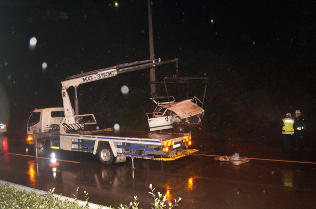 Trabzon’da Otomobil Kanala Devrildi: 1 Ölü, 6 Yaralı