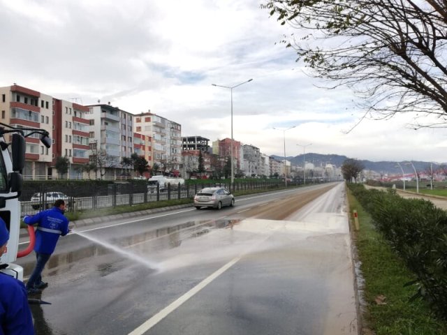 Trabzon’da Bir Yılda 82 Bin 500 Km Yol Süpürüldü