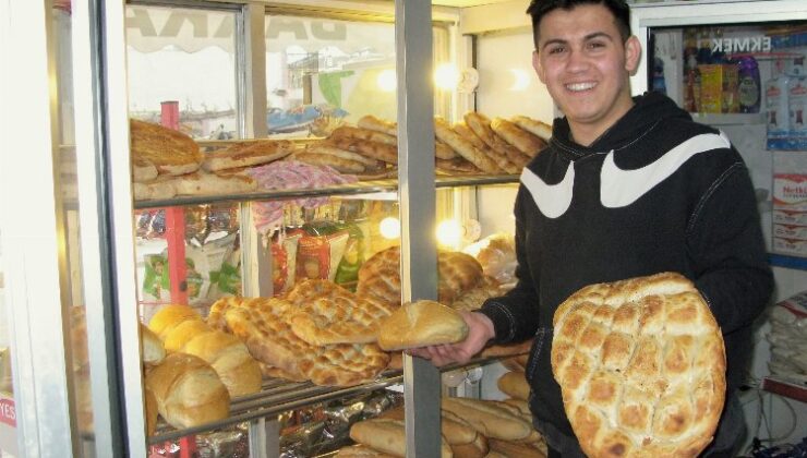 Bursa Yenişehir’deki bu bakkalda pideler parasız