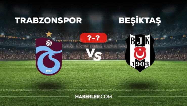 Trabzonspor Beşiktaş maçı kaç kaç, bitti mi? MAÇ SKORU! TS Beşiktaş maçı kaç kaç, canlı maç skoru! Trabzonspor Beşiktaş canlı maç anlatımı!