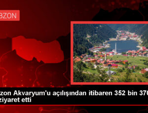 Trabzon Akvaryumu 352 bin 370 kişiyi ağırladı