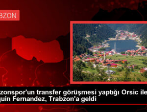 Trabzonspor’a transfer görüşmesi için gelen futbolcular karşılandı