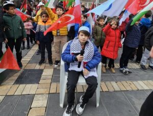 AGD Kayseri gençliği Filistin için meydanda