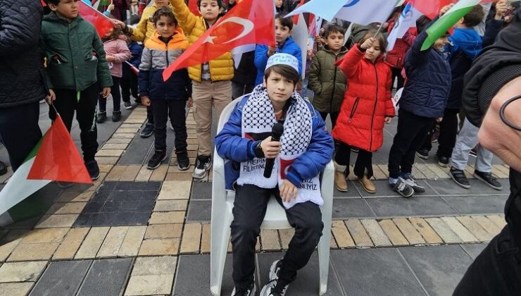 AGD Kayseri gençliği Filistin için meydanda