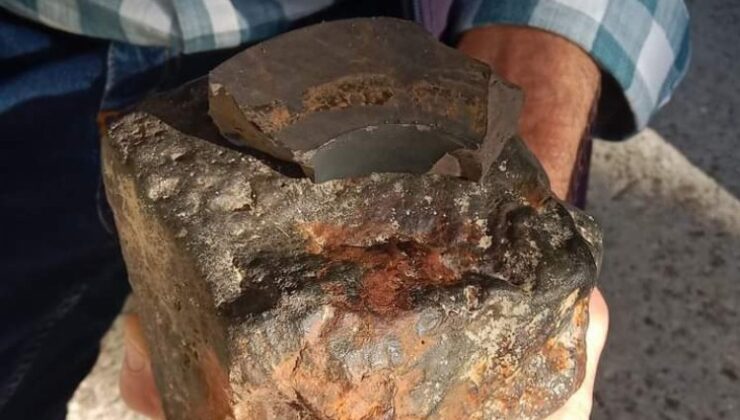 Bergama’da meteor taşı bulundu!