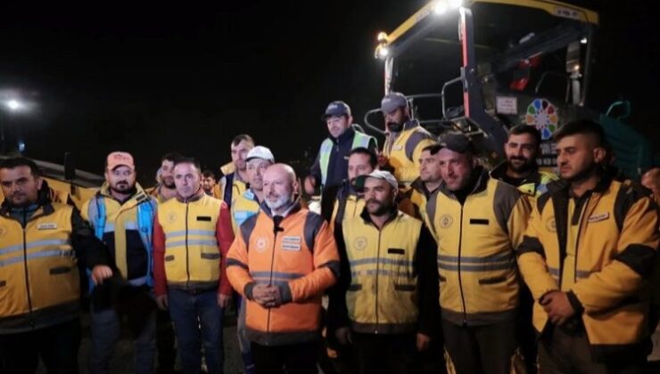 Kayseri Kocasinan’dan 40 saatlik hizmet rekoru