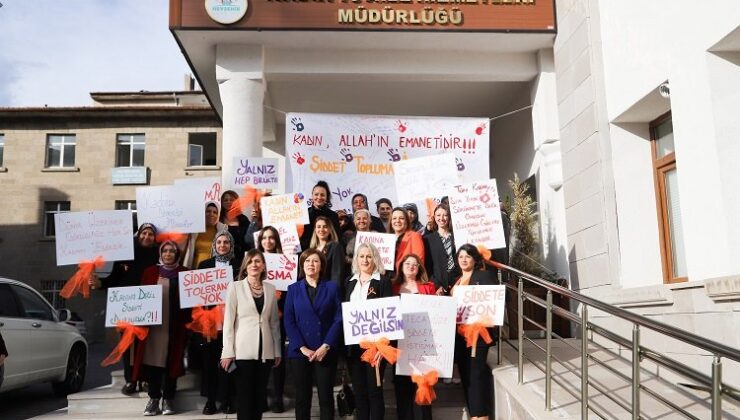 Nevşehir Belediyesi’nden bayana şiddete uğraş programı