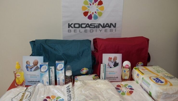 Kayseri Kocasinan’dan ‘hoş geldin bebek’ armağanı