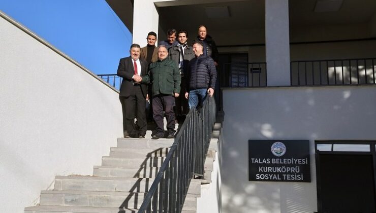 Kayseri Talas Kuruköprü’ye yeni toplumsal tesis