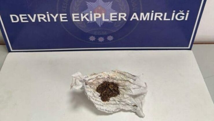Keşan’da uyuşturucu husus ele geçirildi