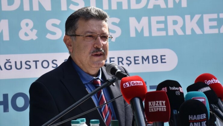 Trabzon’da Bayan İstihdam, Üretim ve Satış Merkezi Hizmete Alındı