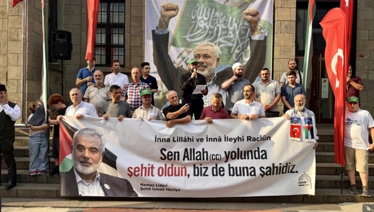 Trabzon’da Filistin’e dayanak yürüyüşü yapıldı
