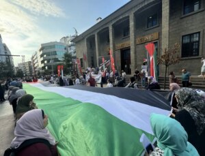 Trabzon’da Filistin’e takviye yürüyüşü gerçekleştirildi