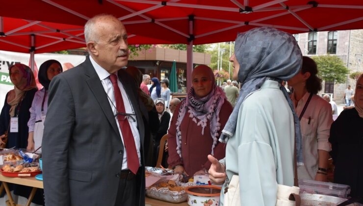 Trabzon’da ‘Gazze’ye Kardeş Payı’ kampanyası kapsamında ‘Hayır Çarşısı’ açıldı