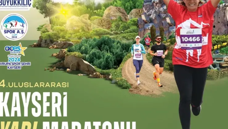 4’üncü Memleketler arası Kayseri Yarı Maratonu’nda geri sayım başladı