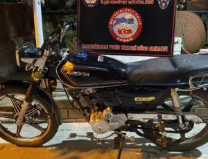 Keşan’da çalıntı motosiklet yakalandı