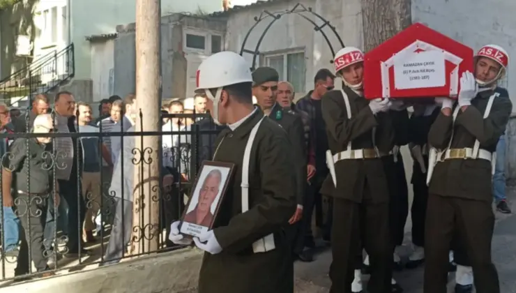 Keşan’da Ramazan Çayır askeri merasimle uğurlandı