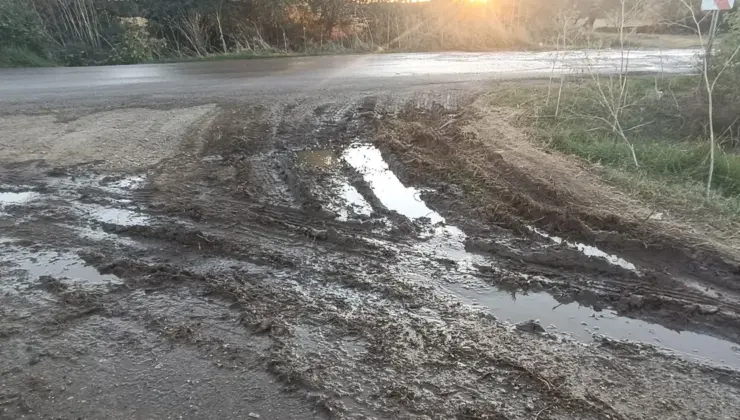 Keşan’da yol eziyeti ve vatandaşların isyanı!