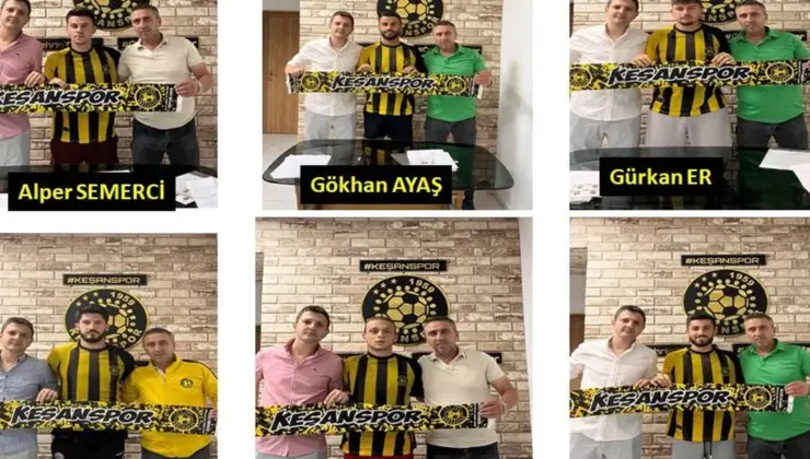 Keşanspor 6 oyuncuyu renklerine bağladı