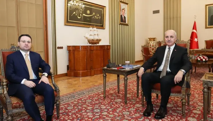 Bakan Gürlek’ten TBMM Başkanı Kurtulmuş’a ziyaret