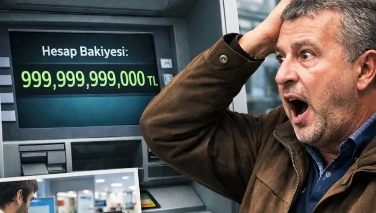 Hesabında 999.999.999.000 TL gözüktü! Banka inceleme başlattı