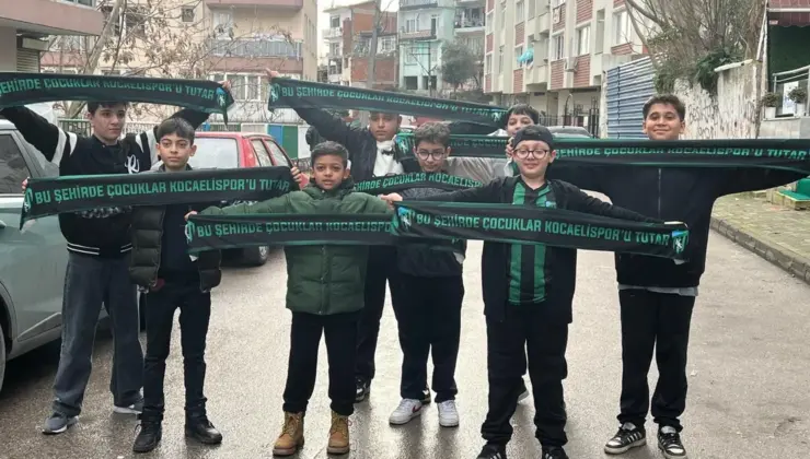 Kocaeli’de milyonları etkileyen o çocuklara büyük jest!