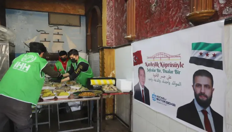 Kocaeli’den Suriye Rakka’da iftar rahmeti