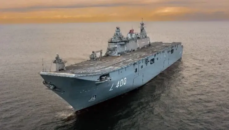 NATO: TCG Anadolu Letonya kıyılarında