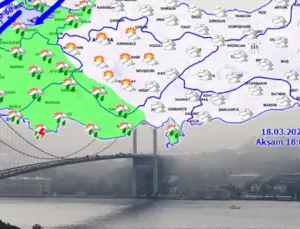 Hava değişiyor, yağmur geliyor