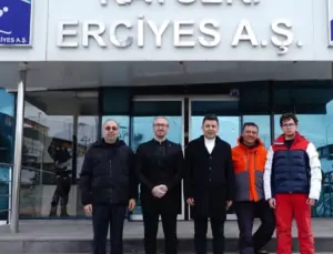 Kayseri’de Ulaştırma Bakan Yardımcısı’na Erciyes sunumu
