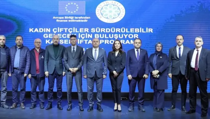 Kayserili bayan çiftçiler sürdürülebilir gelecek için buluştu