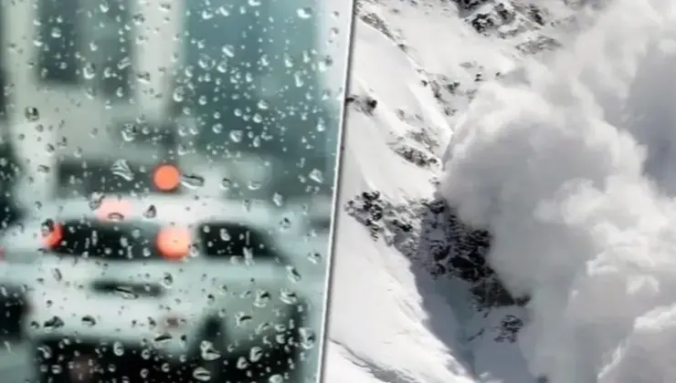 Meteoroloji’den yağış ve çığ uyarısı