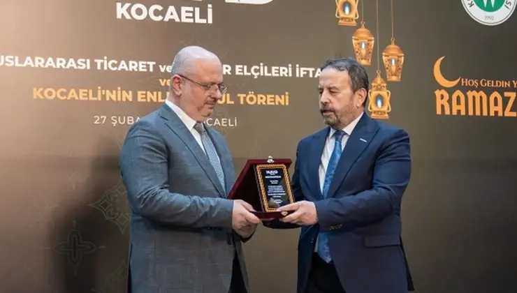 MÜSİAD Kocaeli’den ‘Kocaeli’nin Enleri’ mükafatı Ekaldes’e