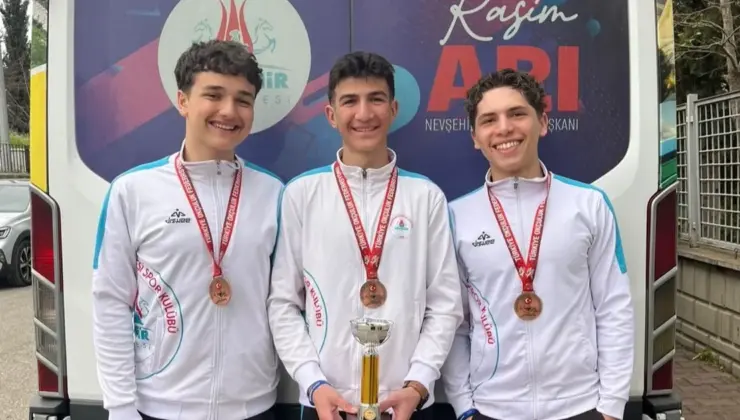 Nevşehirli okçular Türkiye Üçüncüsü oldu