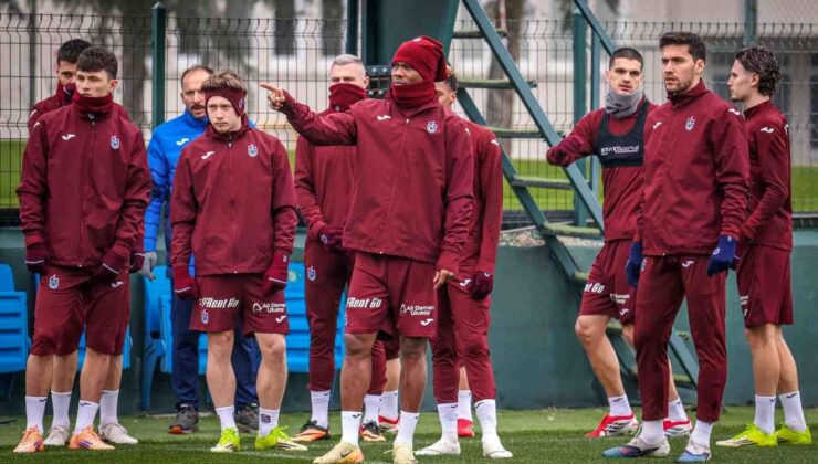 Trabzonspor orta vermeden Eyüpspor maçı hazırlıklarına başladı
