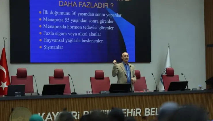 Kayseri Büyükşehir’den ‘meme kanseri’ farkındalık eğitimi