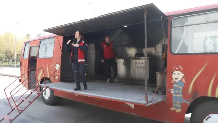Kayseri Melikgazi çalışanına ‘yangın söndürme’ eğitimi