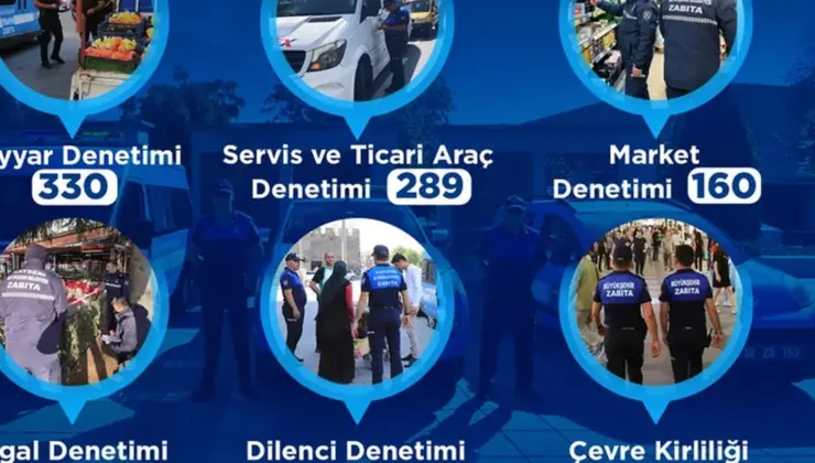 Kayseri zabıtasından ağır mesai