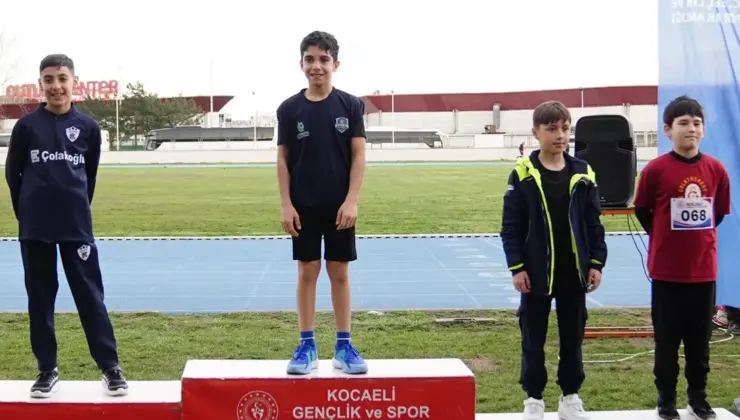 Kocaeli Çayırova’ya atletizmde 2 madalya geldi