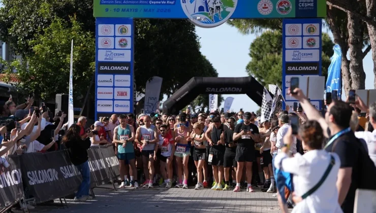 Çeşme’de rekor iştirak… 43 ülkeden 3 bin 450 sportmen rüzgar eşliğinde koştu