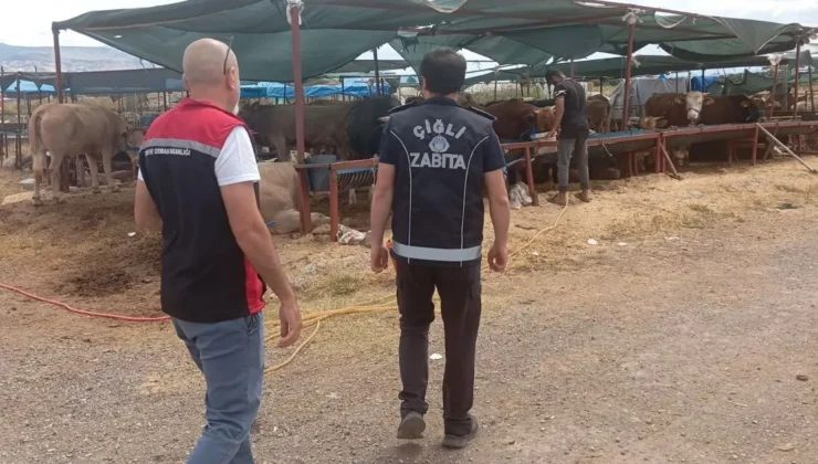 Çiğli’de kurban kontrolleri aralıksız sürüyor