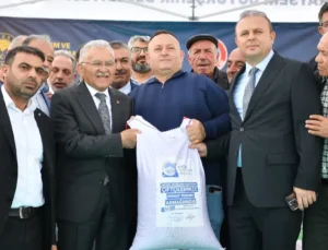 Kayserili çiftçiye 1.2 milyar liralık dayanak