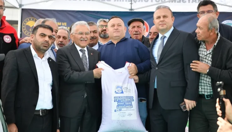 Kayserili çiftçiye 1.2 milyar liralık dayanak