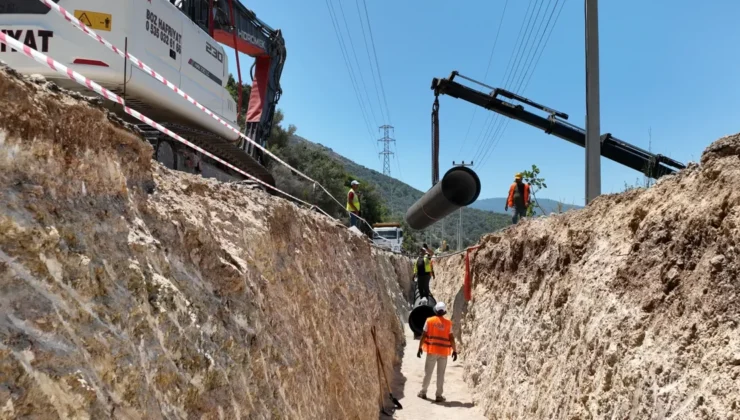 Antalya Kaş’ta içme suyu yatırımı sürüyor
