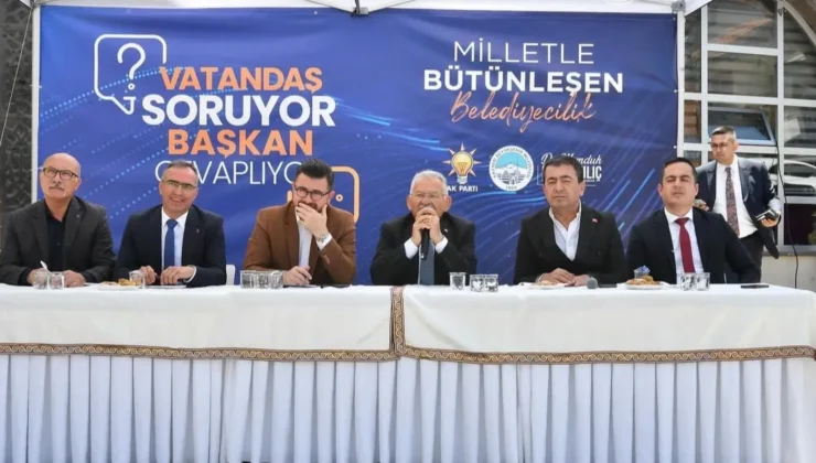 Kayseri Büyükşehir vatandaşın buyruğunda