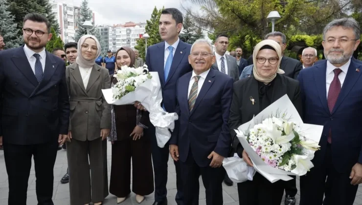 Kayseri iki bakanı birden ağırladı