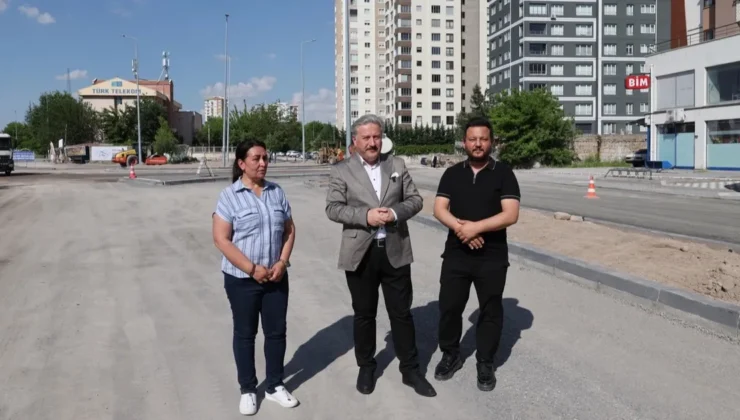 Kayseri Melikgazi’den Yıldırım Beyazıt’a yeni yol