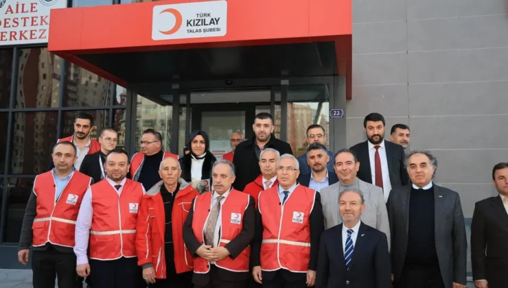 Kayseri Talas’tan Türk Kızılayı’na kalıcı eser